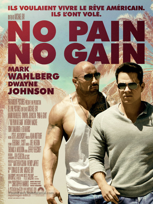 Pain &amp; Gain - French Movie Poster