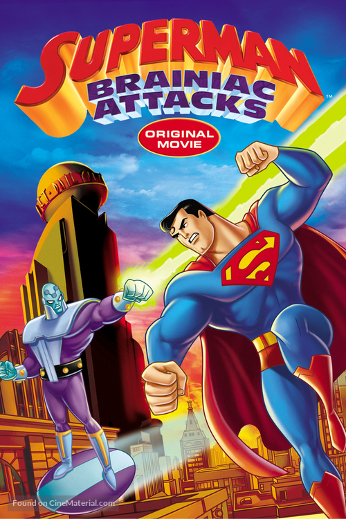 Superman: Brainiac Attacks - DVD movie cover