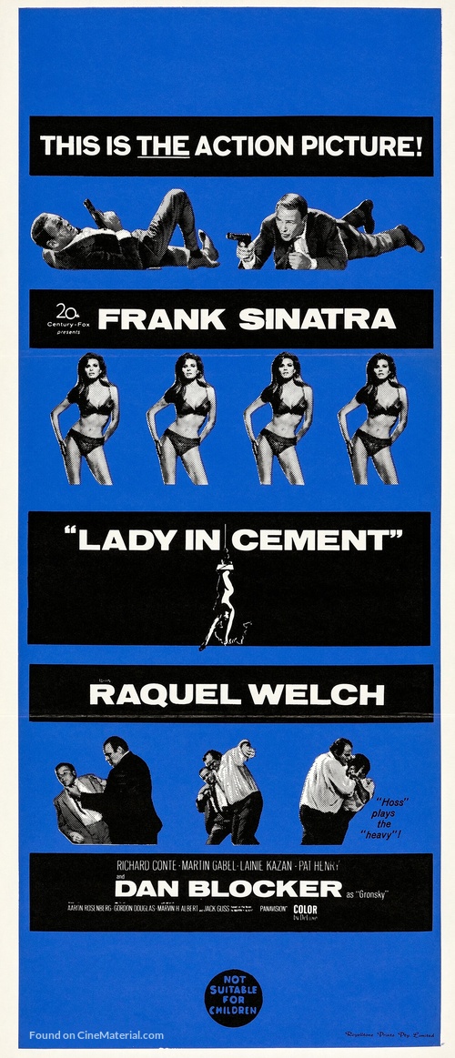 Lady in Cement - Australian Movie Poster