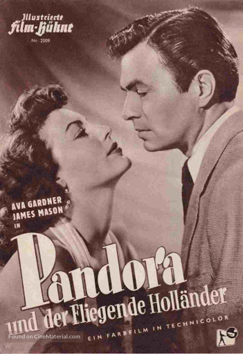 Pandora and the Flying Dutchman - German poster