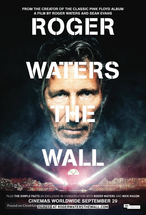 Roger Waters the Wall - British Movie Poster