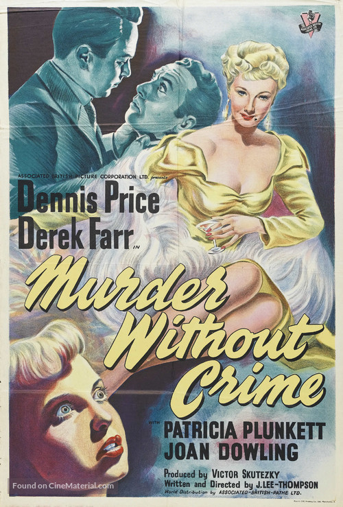 Murder Without Crime - British Movie Poster