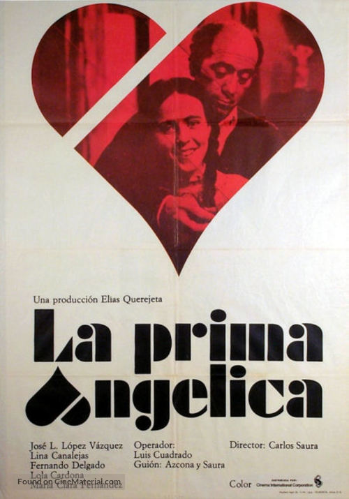 La prima Ang&eacute;lica - Spanish Movie Poster