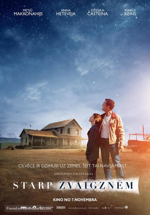 Interstellar - Latvian Movie Poster