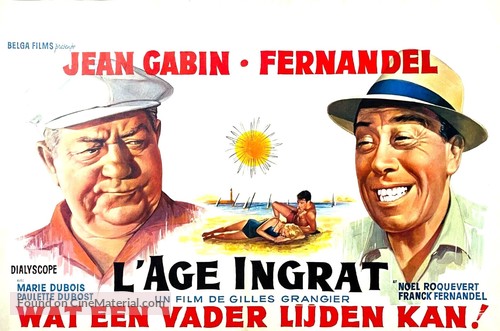 &Acirc;ge ingrat, L&#039; - Belgian Movie Poster