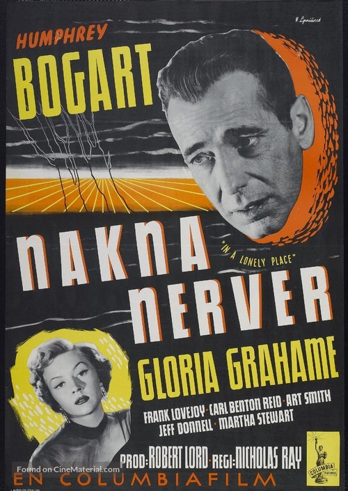 In a Lonely Place - Swedish Movie Poster