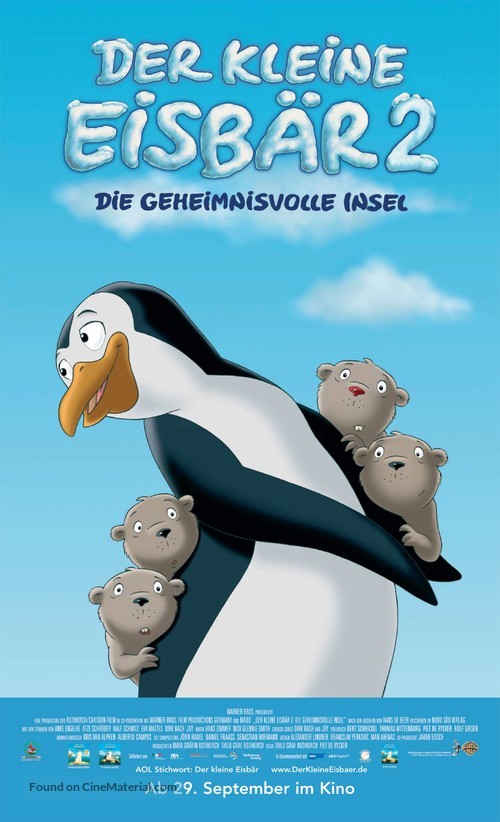 Der kleine Eisb&auml;r 2 - Die geheimnisvolle Insel - German poster