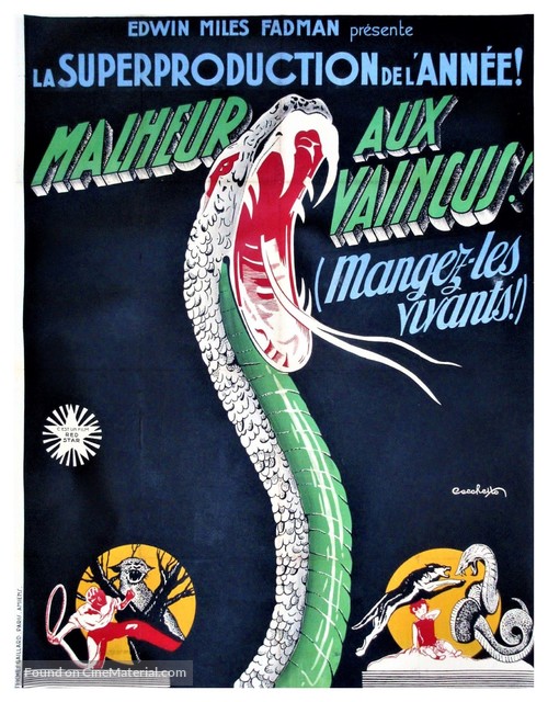 Eat &#039;Em Alive - French Movie Poster