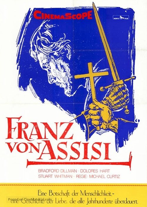Francis of Assisi - German Movie Poster