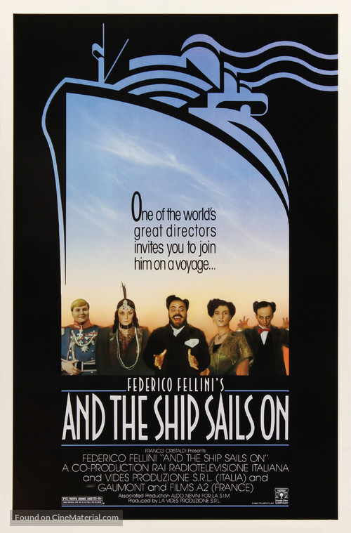 E la nave va - Movie Poster