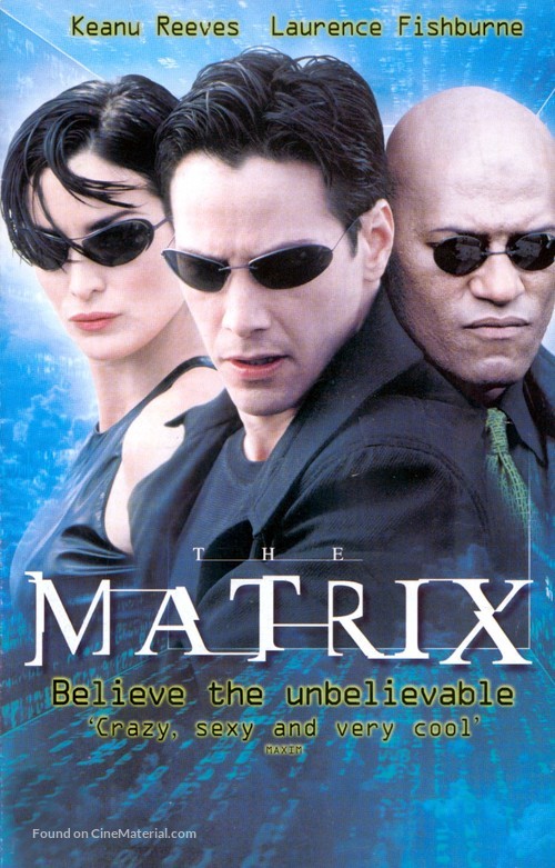 The Matrix - DVD movie cover