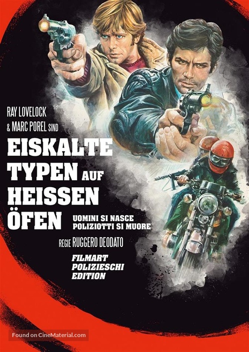 Uomini si nasce poliziotti si muore - German Blu-Ray movie cover