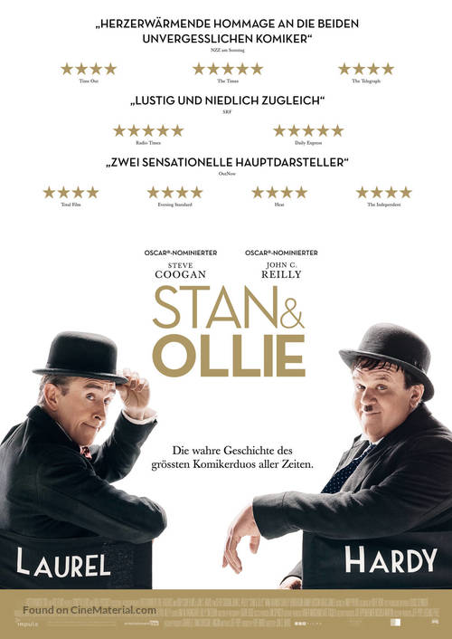 Stan &amp; Ollie - Swiss Movie Poster