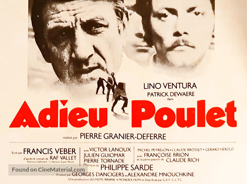 Adieu, poulet - French Movie Poster