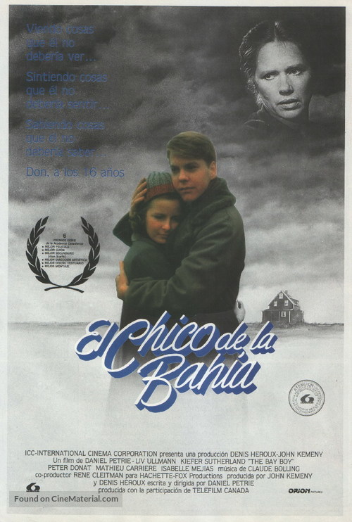 The Bay Boy - Spanish Movie Poster