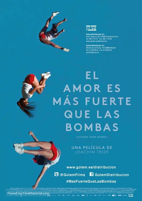 Louder Than Bombs - Spanish Movie Poster
