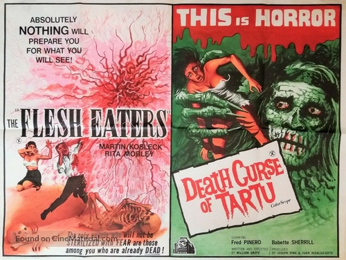 Death Curse of Tartu - British Movie Poster