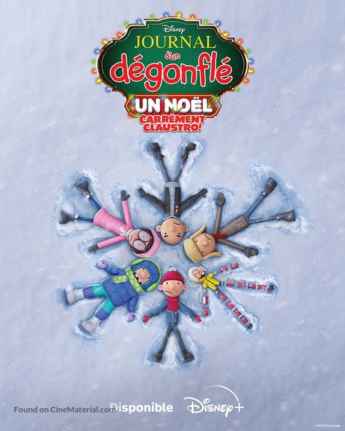 Diary of a Wimpy Kid Christmas: Cabin Fever - French Movie Poster