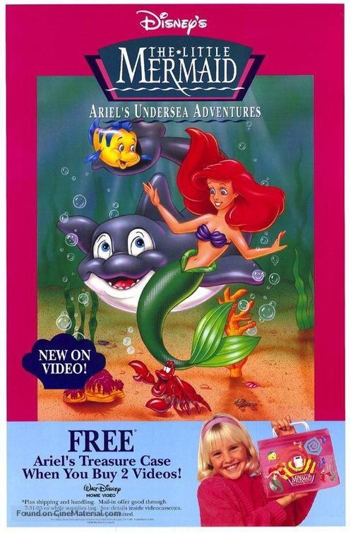 &quot;The Little Mermaid&quot; - Video release movie poster