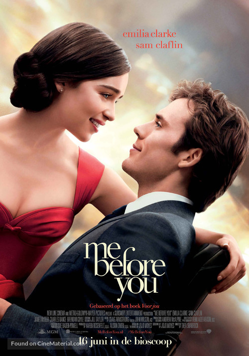 Me Before You - Dutch Movie Poster