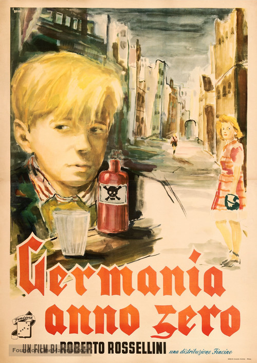 Germania anno zero - Italian Movie Poster