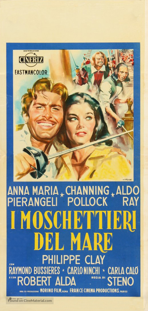 Moschettieri del mare, I - Italian Movie Poster