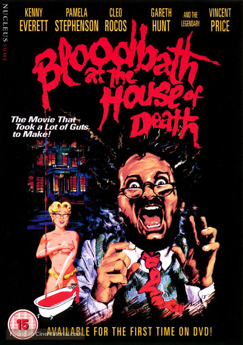 Bloodbath at the House of Death - British DVD movie cover