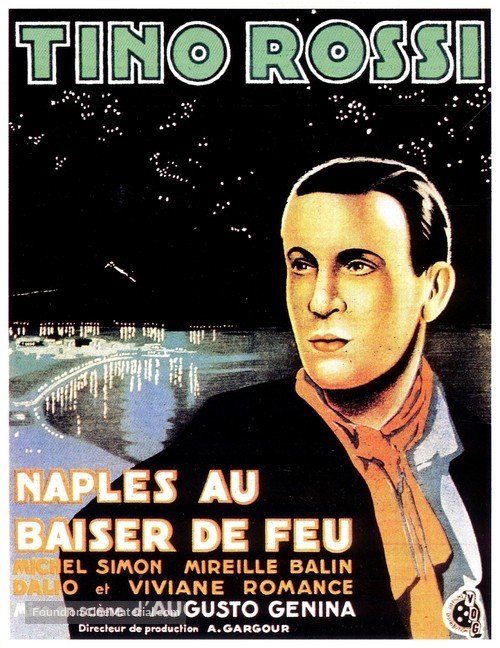 Naples au baiser de feu - French Movie Poster