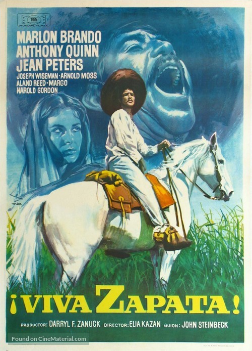 Viva Zapata! - Spanish Movie Poster
