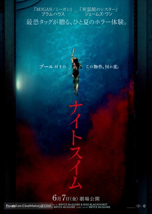 Night Swim - Japanese Movie Poster