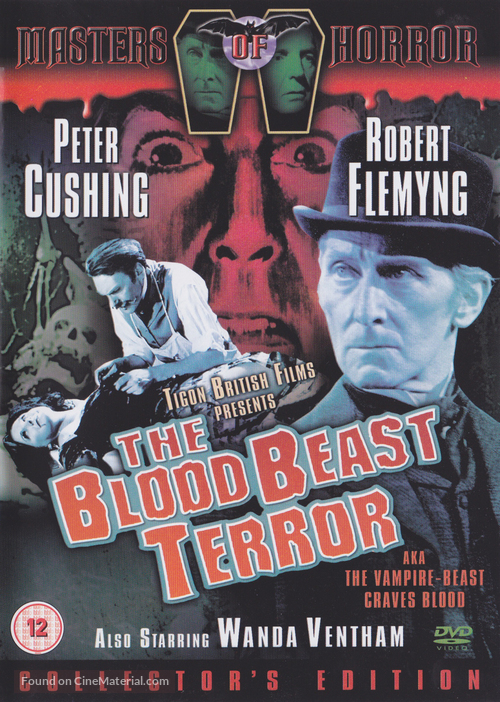 The Blood Beast Terror - British DVD movie cover