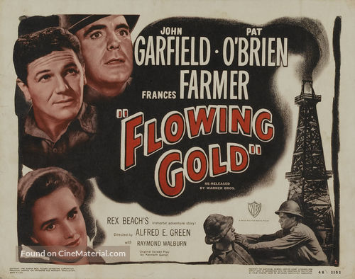 Flowing Gold - Re-release movie poster