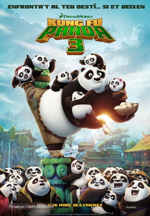 Kung Fu Panda 3 - Andorran Movie Poster