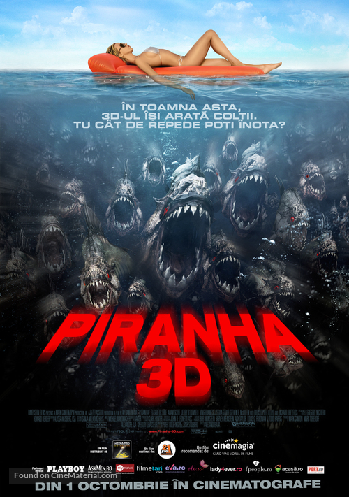 Piranha - Romanian Movie Poster