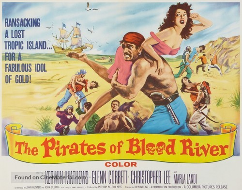 Pirates of Blood River - British Movie Poster