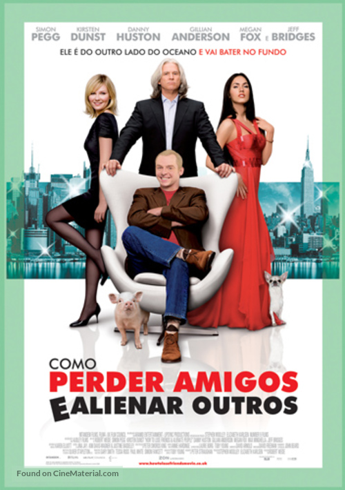 How to Lose Friends &amp; Alienate People - Portuguese Movie Poster