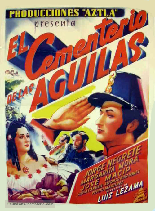 El cementerio de las &aacute;guilas - Mexican Movie Poster