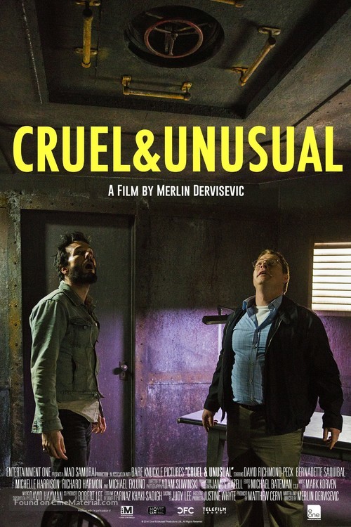 Cruel &amp; Unusual - Canadian Movie Poster