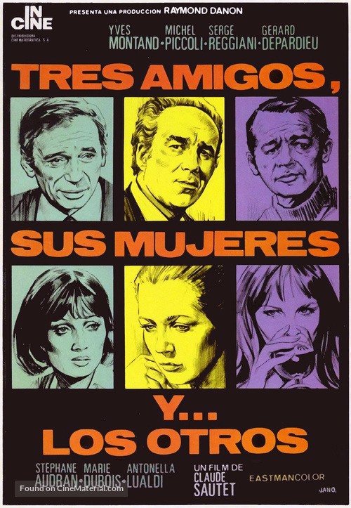 Vincent, Fran&ccedil;ois, Paul... et les autres - Spanish Movie Poster