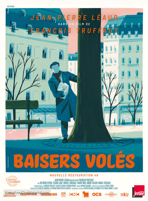 Baisers vol&eacute;s - French Re-release movie poster