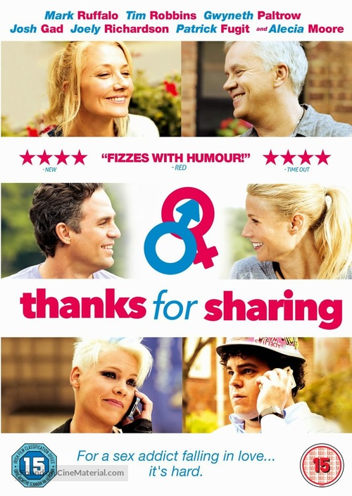 Thanks for Sharing - British DVD movie cover