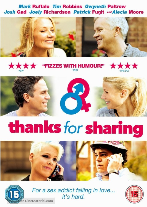 Thanks for Sharing - British DVD movie cover