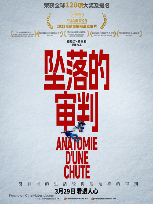 Anatomie d&#039;une chute - Chinese Movie Poster