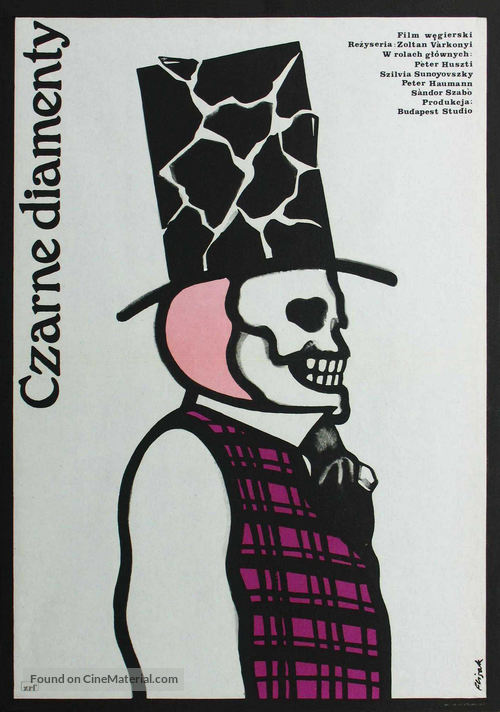 Fekete gy&eacute;m&aacute;ntok - Polish Movie Poster