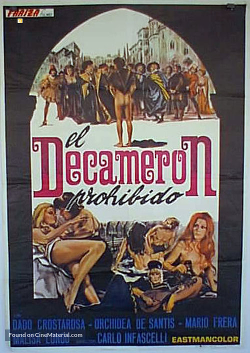 Il Decamerone proibito - Spanish Movie Poster