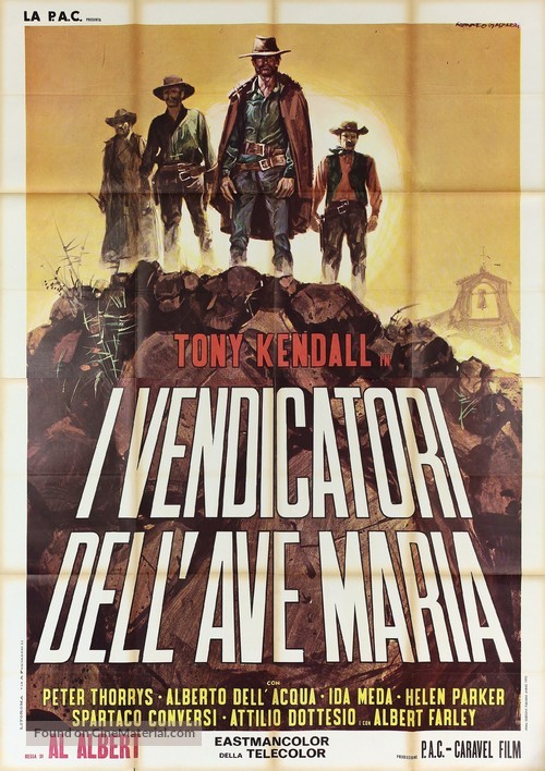 I vendicatori dell&#039;Ave Maria - Italian Movie Poster