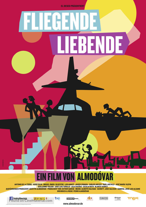 Los amantes pasajeros - German Movie Poster