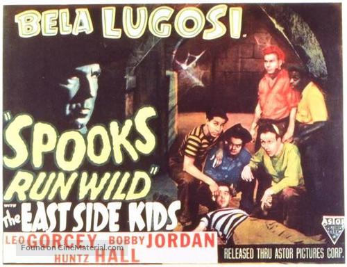 Spooks Run Wild - Re-release movie poster