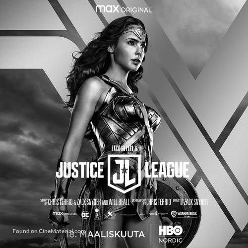 Zack Snyder&#039;s Justice League - Finnish Movie Poster