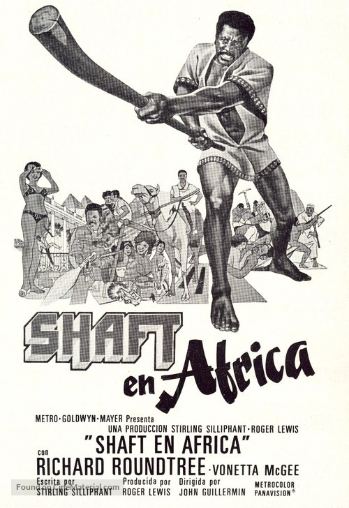 Shaft in Africa - Spanish Movie Poster